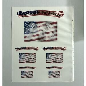 Chrome hearts full sticker sheet American Flag